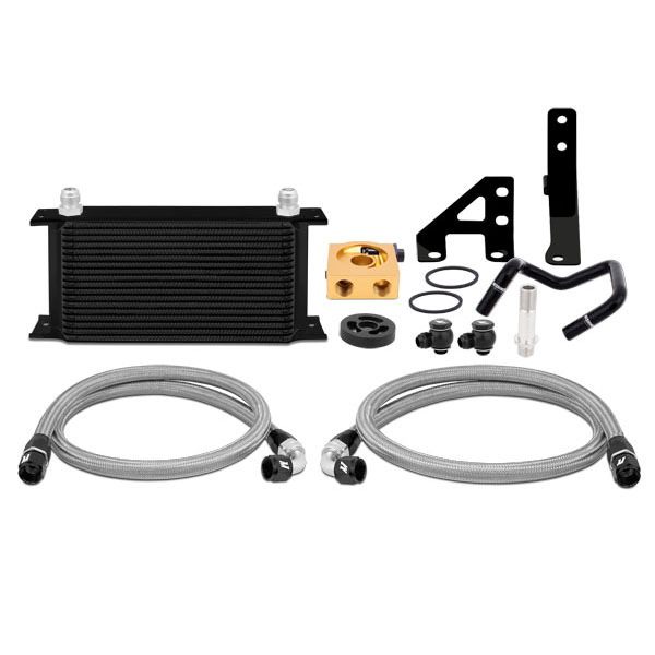 Mishimoto — Mishimoto 2015 Subaru WRX Thermostatic Oil Cooler Kit - Black - view 8